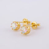 Topos Ocho Garras 1.5 g / in / 5.1 mm Oro Amarillo 18K