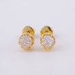 Topos Ocho Garras 1.55 g / in / 5.1 mm Oro Amarillo 18K