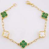 Bracelet Clover Drawer 8.1 g / 7 in / 3 mm Yellow Gold 18K