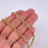 Sequence of Hearts Chain 17.65 g / 20 3/4 in / 5.15 mm 18K Yellow Gold