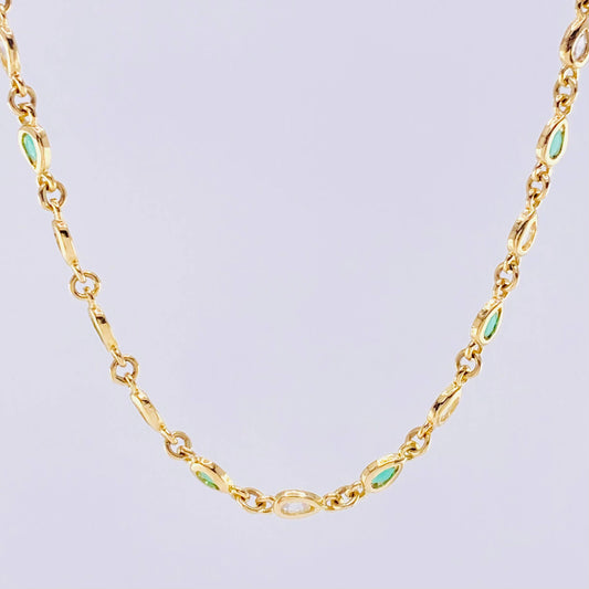 Cadena Secuencia Punta De Flecha 13.65 g / 20 3/4 in / 3.65 mm Oro Amarillo 18K