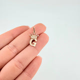 Pendant Letter G Crown 0.8g / 3/4 in Yellow Gold 18K