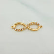 Herraje Infinito 1.55gr / 1 in / Oro Amarillo 18K &