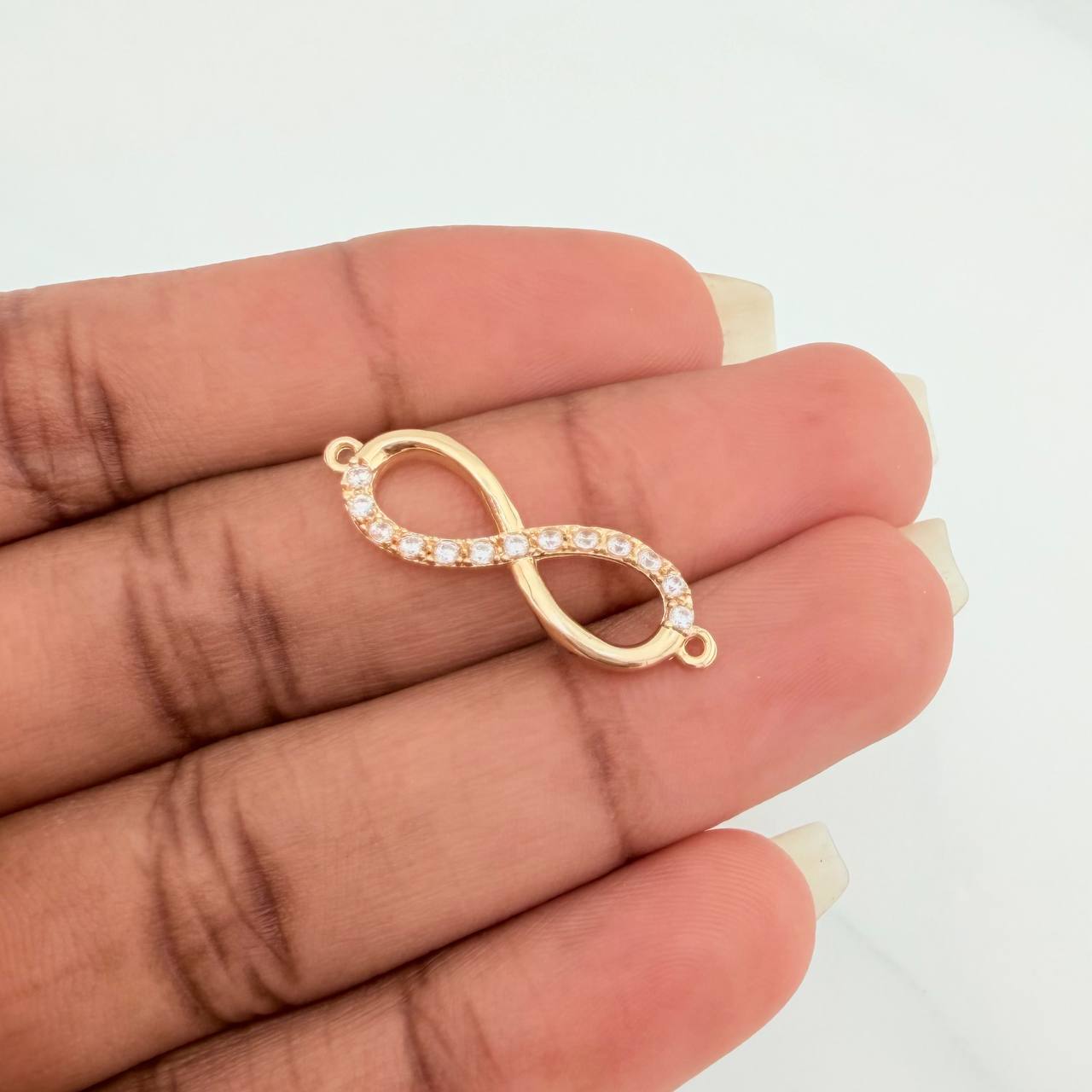 Herraje Infinito 1.55gr / 1 in / Oro Amarillo 18K &