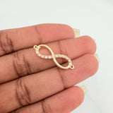 Herraje Infinito 1.55gr / 1 in / Oro Amarillo 18K &