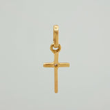 Dije Cruz 0.45gr / 3/4 in / Oro Amarillo 18K &