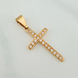 Dije Cruz 1.75gr / 1 1/2 in / Oro Amarillo 18K &