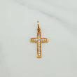 Dije Cruz 0.95gr / 1 in / Oro Amarillo 18K &