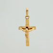 Dije Cruz Cristo 1.35gr / 1 in / Oro Amarillo 18K &