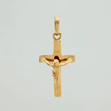 Dije Cruz Cristo 1.35gr / 1 in / Oro Amarillo 18K &