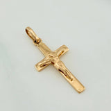Dije Cruz Cristo 1.35gr / 1 in / Oro Amarillo 18K &