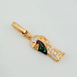 Dije San Judas Tadeo 1.1gr / 1 in / Tres Oros 18K &