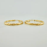 Candongas Iris 1.85gr / 1 1/4 in / Oro Amarillo 18K &