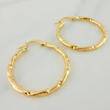Candongas Iris 1.85gr / 1 1/4 in / Oro Amarillo 18K &