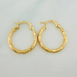 Candongas Sandra 1.4gr / 3/4 in / Oro Amarillo 18K &