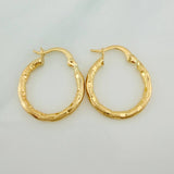 Candongas Sandra 1.4gr / 3/4 in / Oro Amarillo 18K &