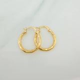Candongas Sandra 1.4gr / 3/4 in / Oro Amarillo 18K &