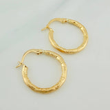 Candongas Sandra 1.4gr / 3/4 in / Oro Amarillo 18K &