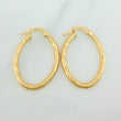 Hoop Earrings Sandra 1.55gr / 1 in / Yellow Gold 18K %