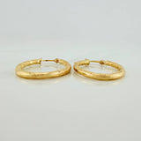 Hoop Earrings Sandra 1.55gr / 1 in / Yellow Gold 18K %