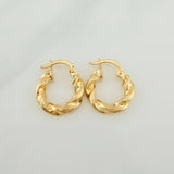 Candongas Ivy 1.25gr / 3/4 in / Oro Amarillo 18K %
