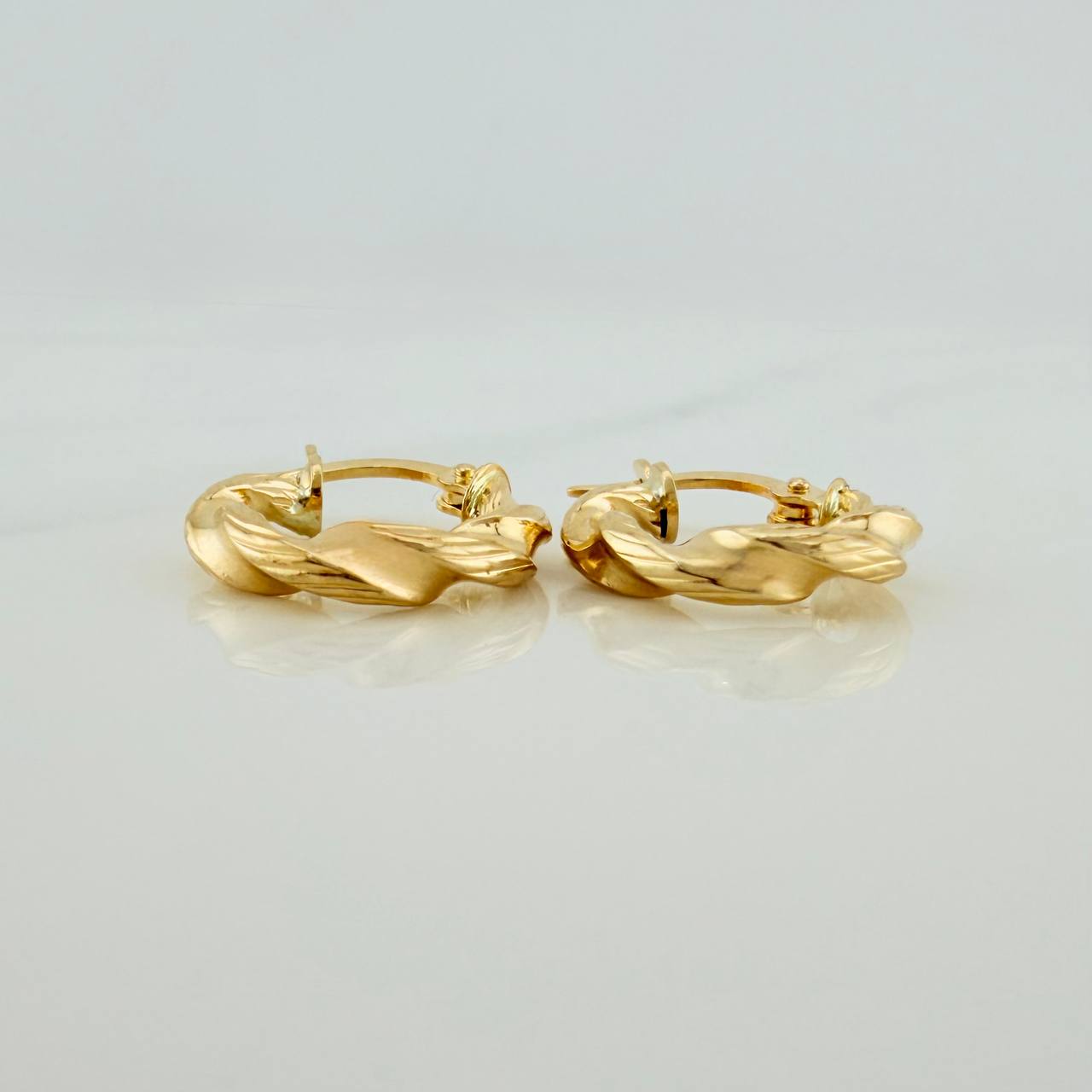Candongas Ivy 1.3gr / 3/4 in / Oro Amarillo 18K &