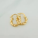 Candongas Ivy 1.3gr / 3/4 in / Oro Amarillo 18K &