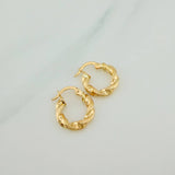 Candongas Ivy 1.3gr / 3/4 in / Oro Amarillo 18K &