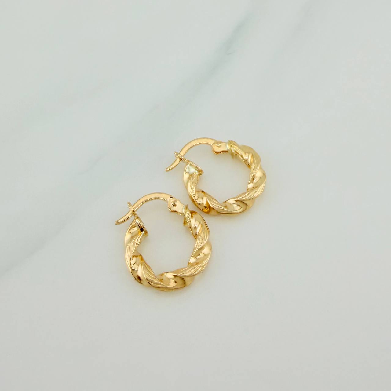 Candongas Ivy 1.25gr / 3/4 in / Oro Amarillo 18K %