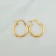 Candongas Lore 1.1gr / 3/4 in / Oro Amarillo 18K &