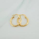 Candongas Lore 1.1gr / 3/4 in / Oro Amarillo 18K &