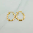Candongas Iris 1.25gr / 3/4 in / Oro Amarillo 18K &