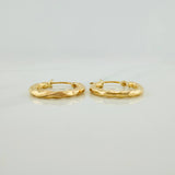 Candongas Iris 1.25gr / 3/4 in / Oro Amarillo 18K &