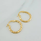 Candongas Iris 1.25gr / 3/4 in / Oro Amarillo 18K &
