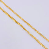 Cadena China 1.8gr / 16 3/4 in / 1.3mm Oro Amarillo +1 18K *