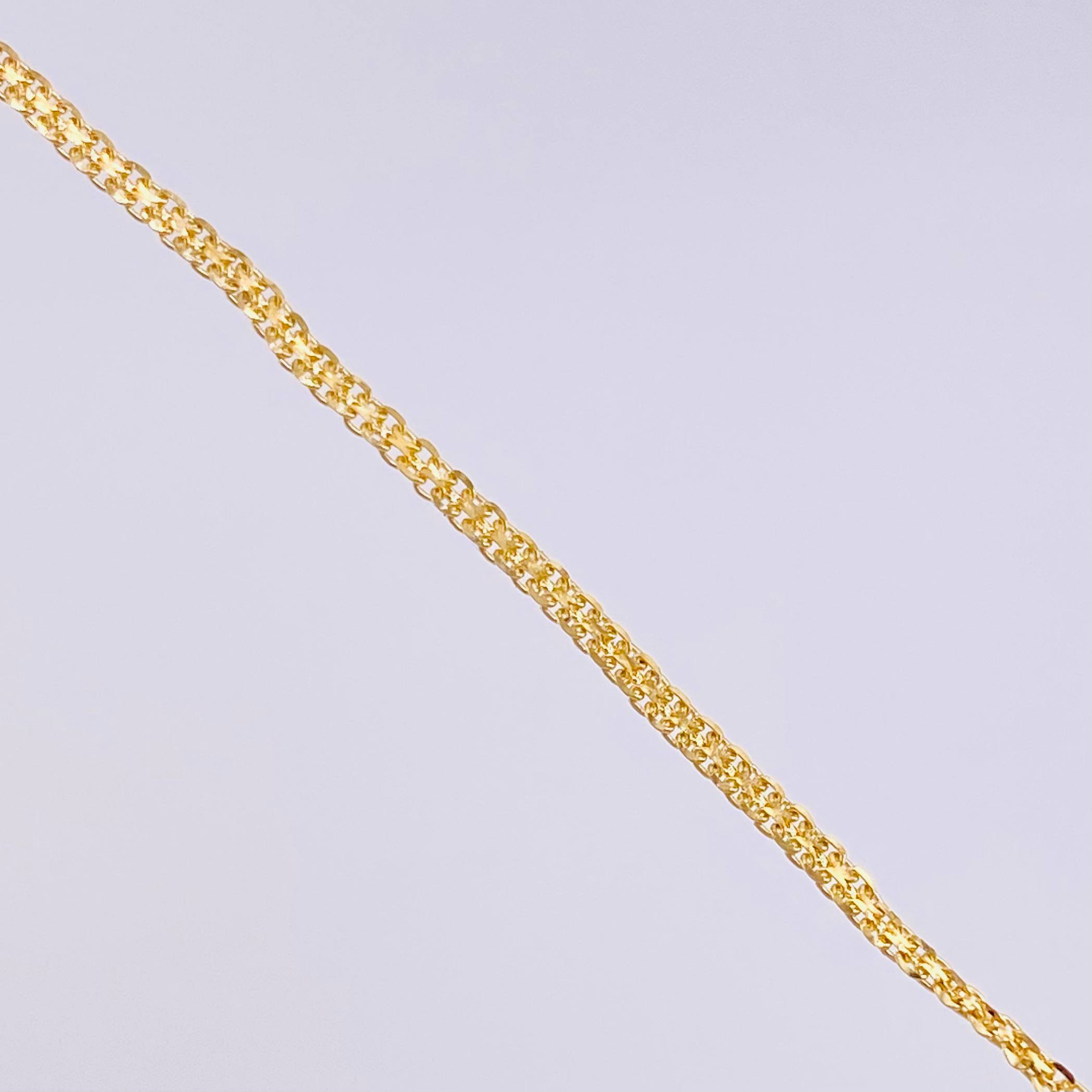 Cadena China 1.8gr / 16 3/4 in / 1.3mm Oro Amarillo +1 18K *