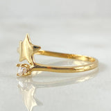 Anillo Estrella Fugaz 1.3gr / T6 1/4 / Oro Amarillo 18K ©