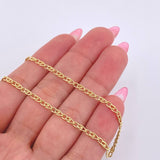 Cadena Lumachina 4.35gr / 23 1/2 in / 2mm Oro Amarillo +3 18K