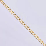 Cadena Lumachina 4.35gr / 23 1/2 in / 2mm Oro Amarillo +3 18K