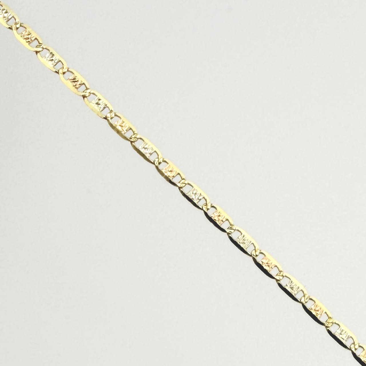 Tobillera Plana 1.45gr / 9 3/4 in / 1.8mm Tres Oros +3 18K