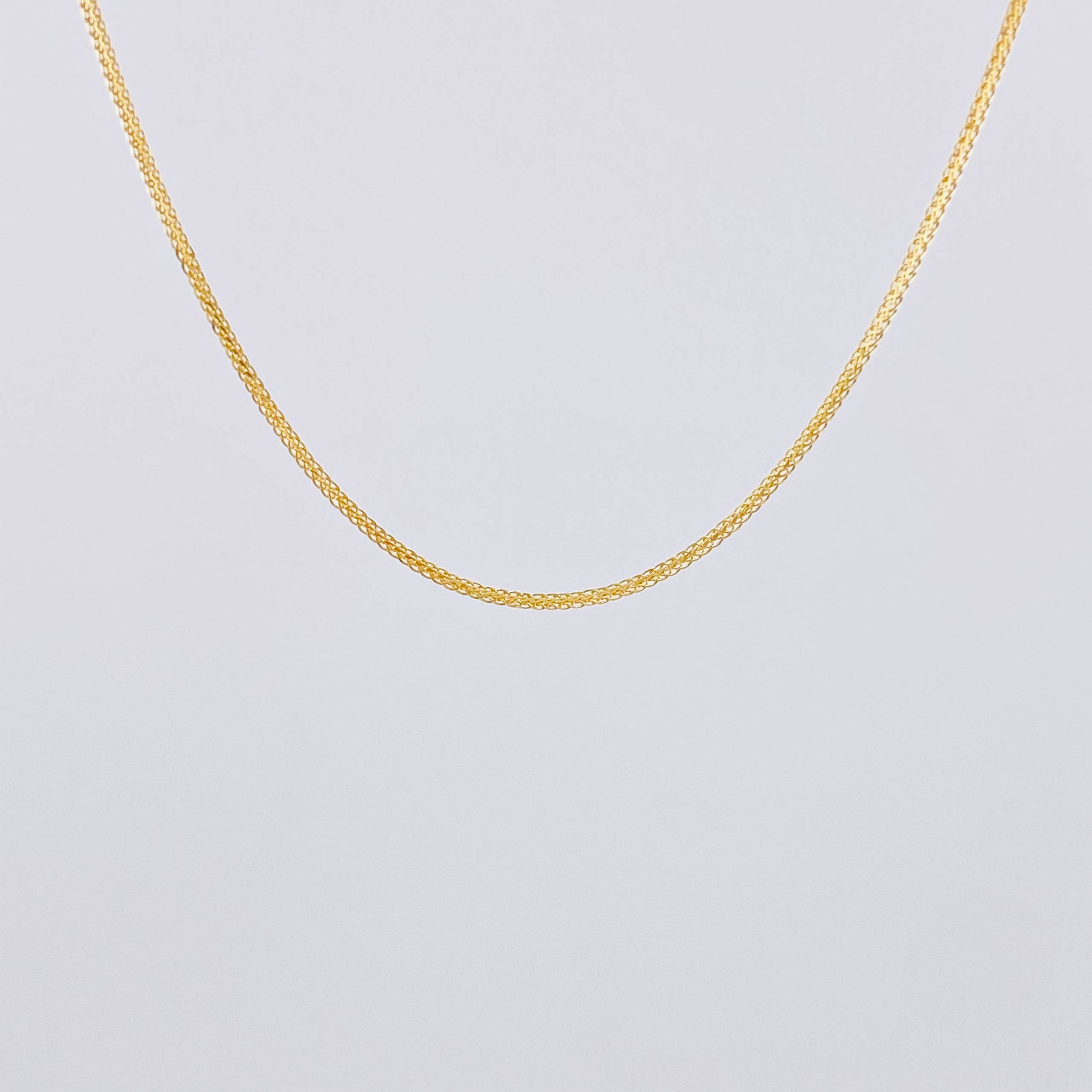 Cadena Franco 1.8gr / 19 3/4 in / 1.2mm Oro Amarillo +3 18K ©