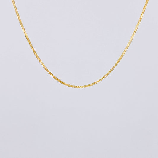 Cadena Franco 4.25g / 24 in / 0.95mm Oro Amarillo 18K