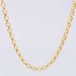 Roll On Chain 13gr / 23 1/2 in / 4.3mm 18K Yellow Gold +3