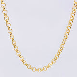 Roll On Chain 13gr / 23 1/2 in / 4.3mm 18K Yellow Gold +3