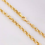 Roll On Chain 13gr / 23 1/2 in / 4.3mm 18K Yellow Gold +3