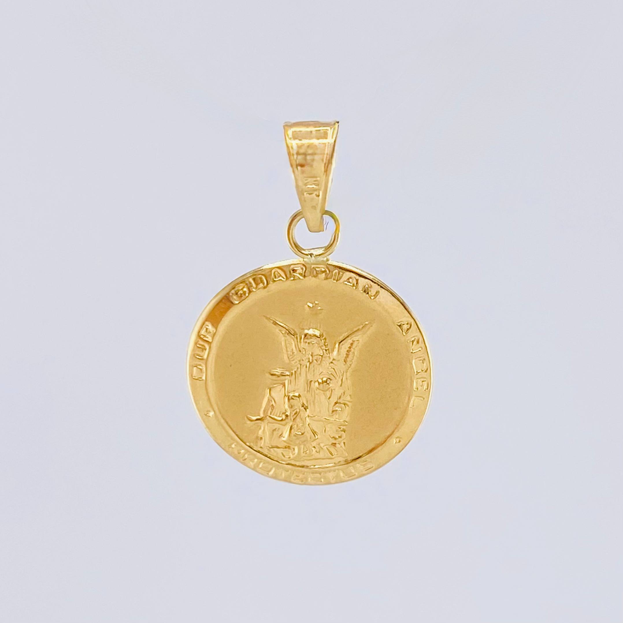 Dije Angel De La Guardia 1.25gr / 1 in / Oro Amarillo 18K ©