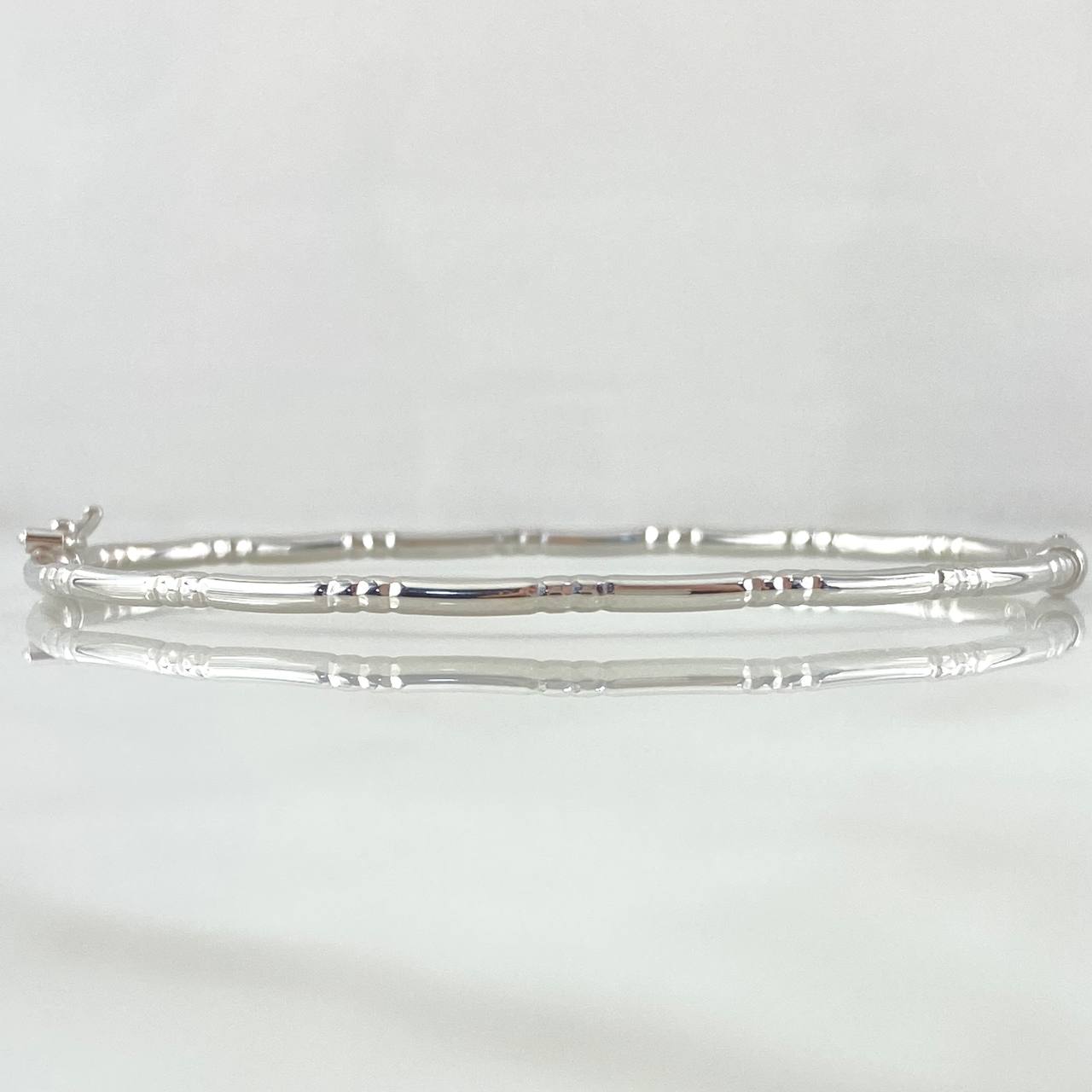 Bracelet 2.75gr / 7.9in / 2.5mm White Gold +4 18K *