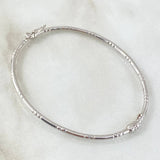 Bracelet 2.75gr / 7.9in / 2.5mm White Gold +4 18K *