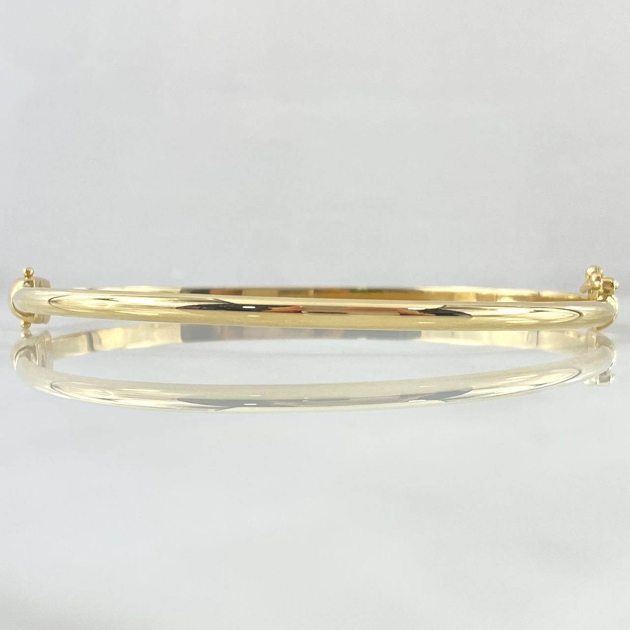 Bracelet Smooth Hoop 5.05gr / 7.5in / 3mm 18K Gold +4*