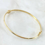 Bracelet Smooth Hoop 5.05gr / 7.5in / 3mm 18K Gold +4*